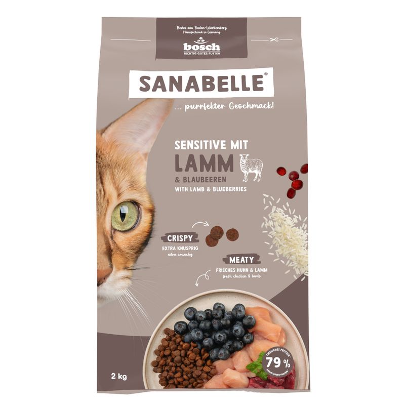 SANABELLE Adult Sensitive s jehněčím 2kg