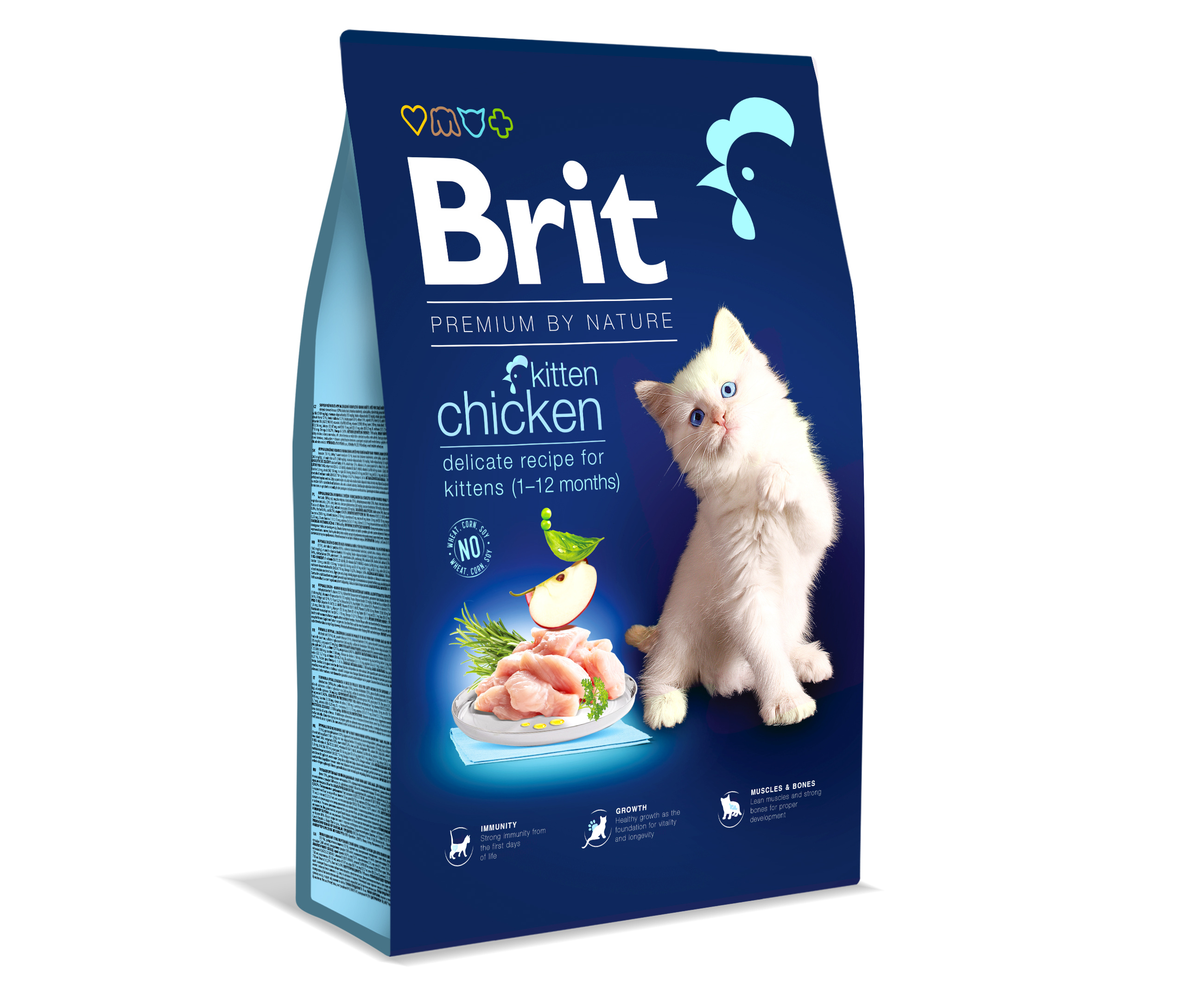 Brit Premium Cat by Nature Kitten Chicken 8kg