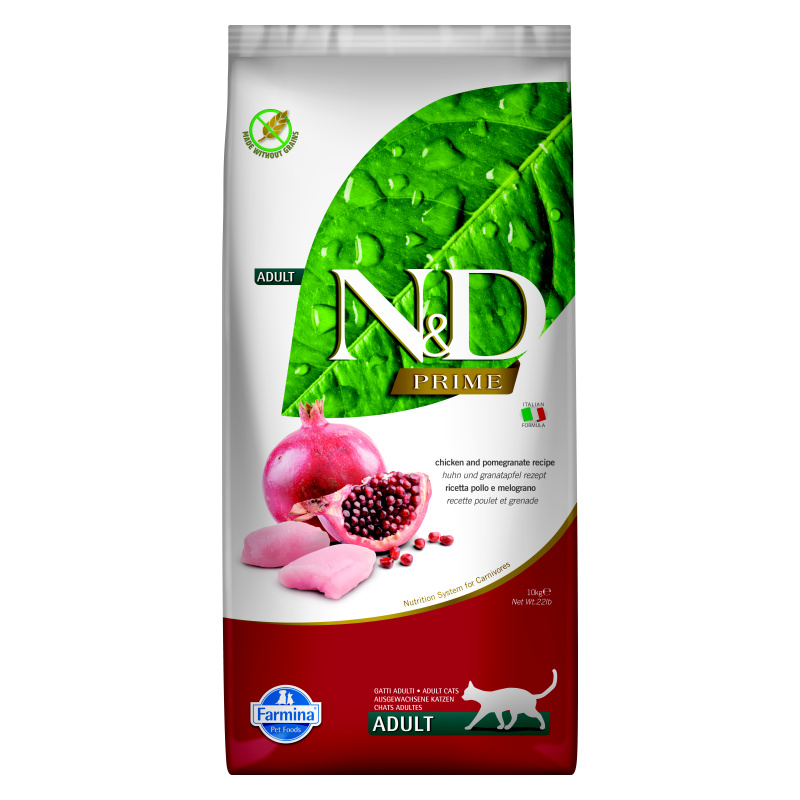 N&D PRIME CAT Adult Chicken & Pomegranate 300g