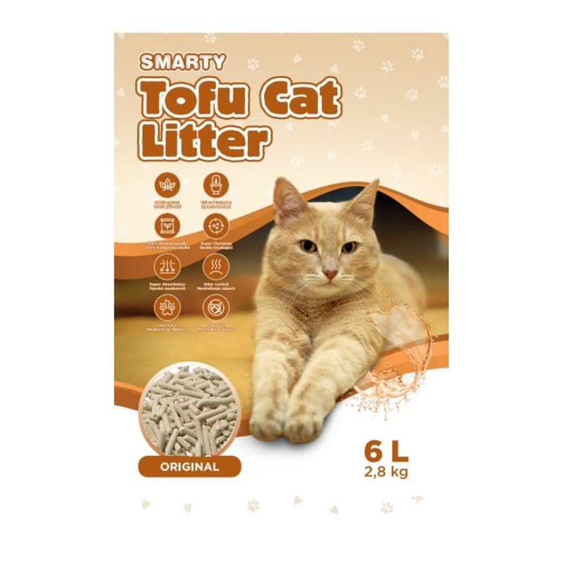 Smarty Tofu Cat Litter Original 6l