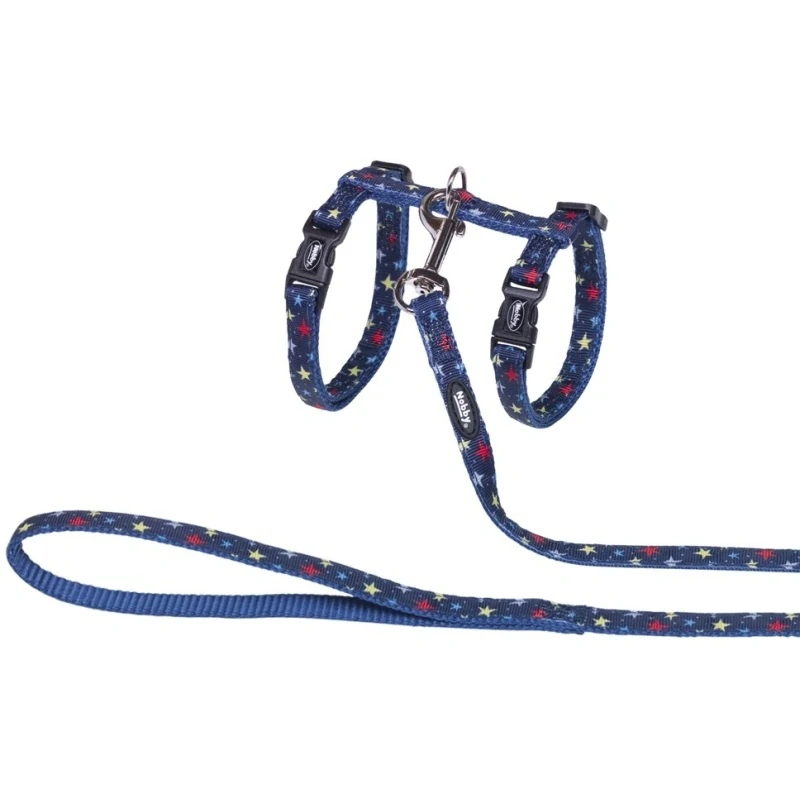 Nobby Stars Blue postroj s vodítkem