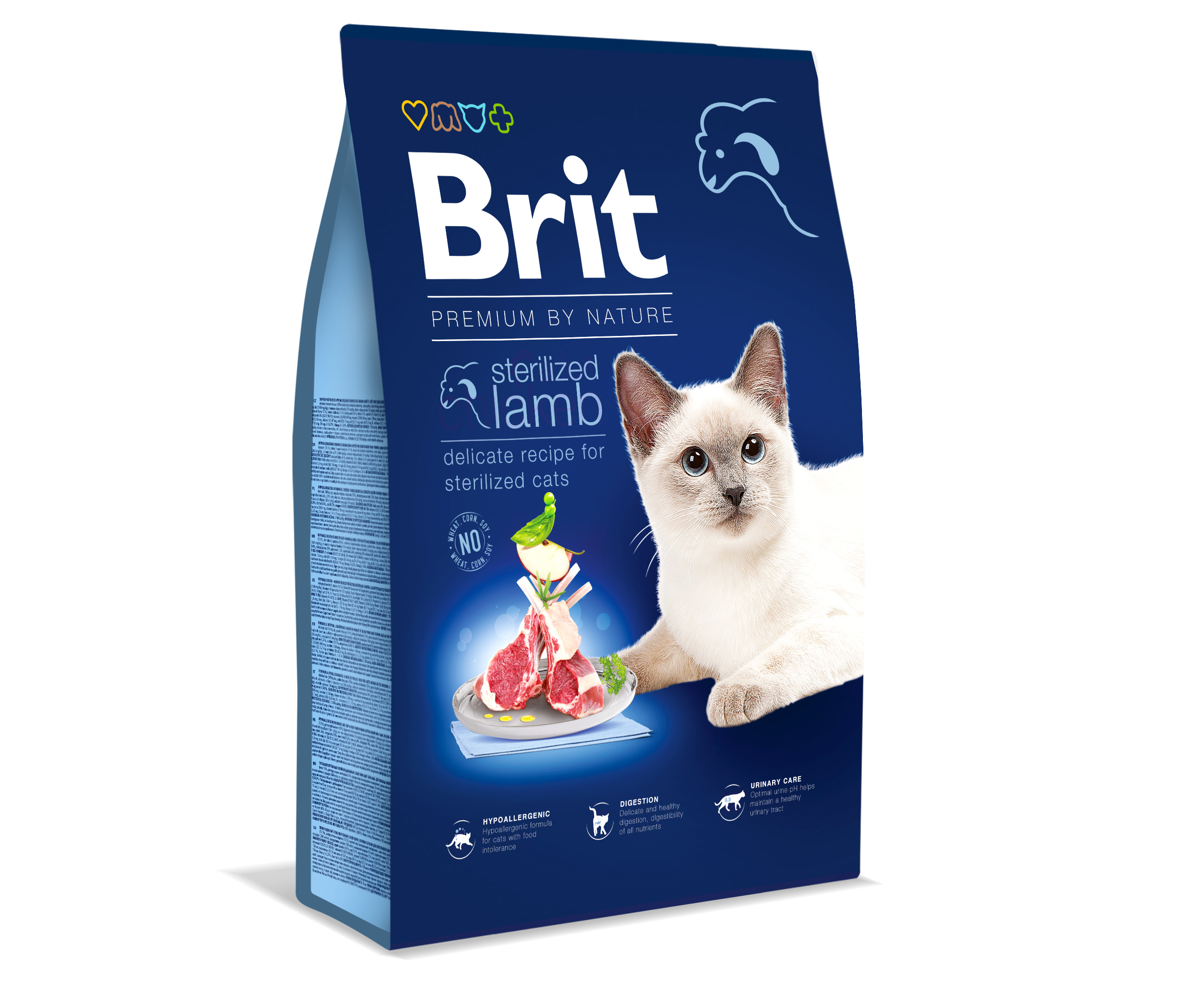 Brit Premium Cat by Nature Sterilized Lamb 800g