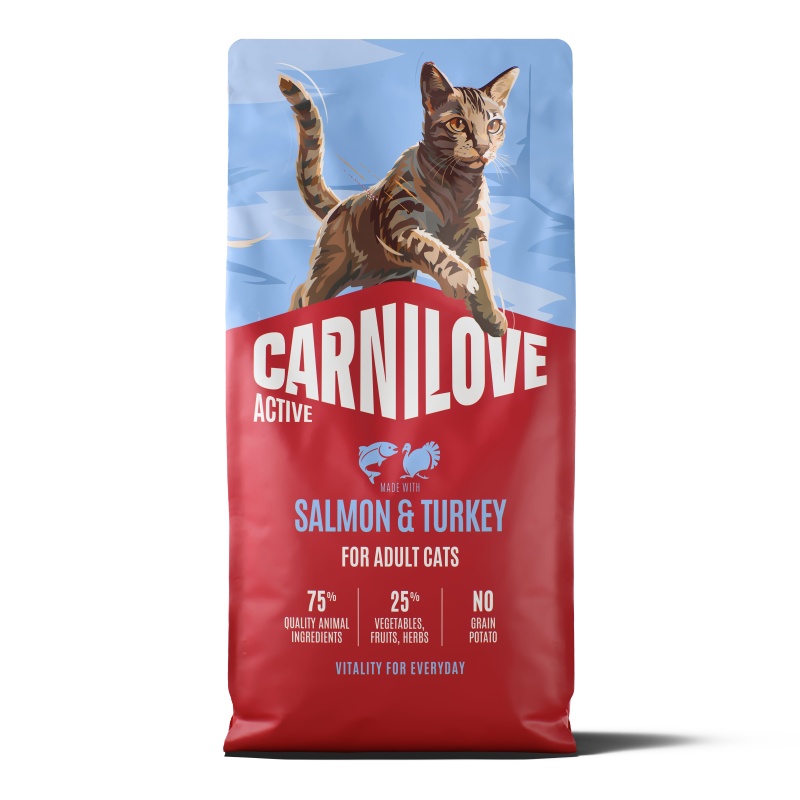 Carnilove ACTIVE DRY Salmon & Turkey for Adult Cats 6kg